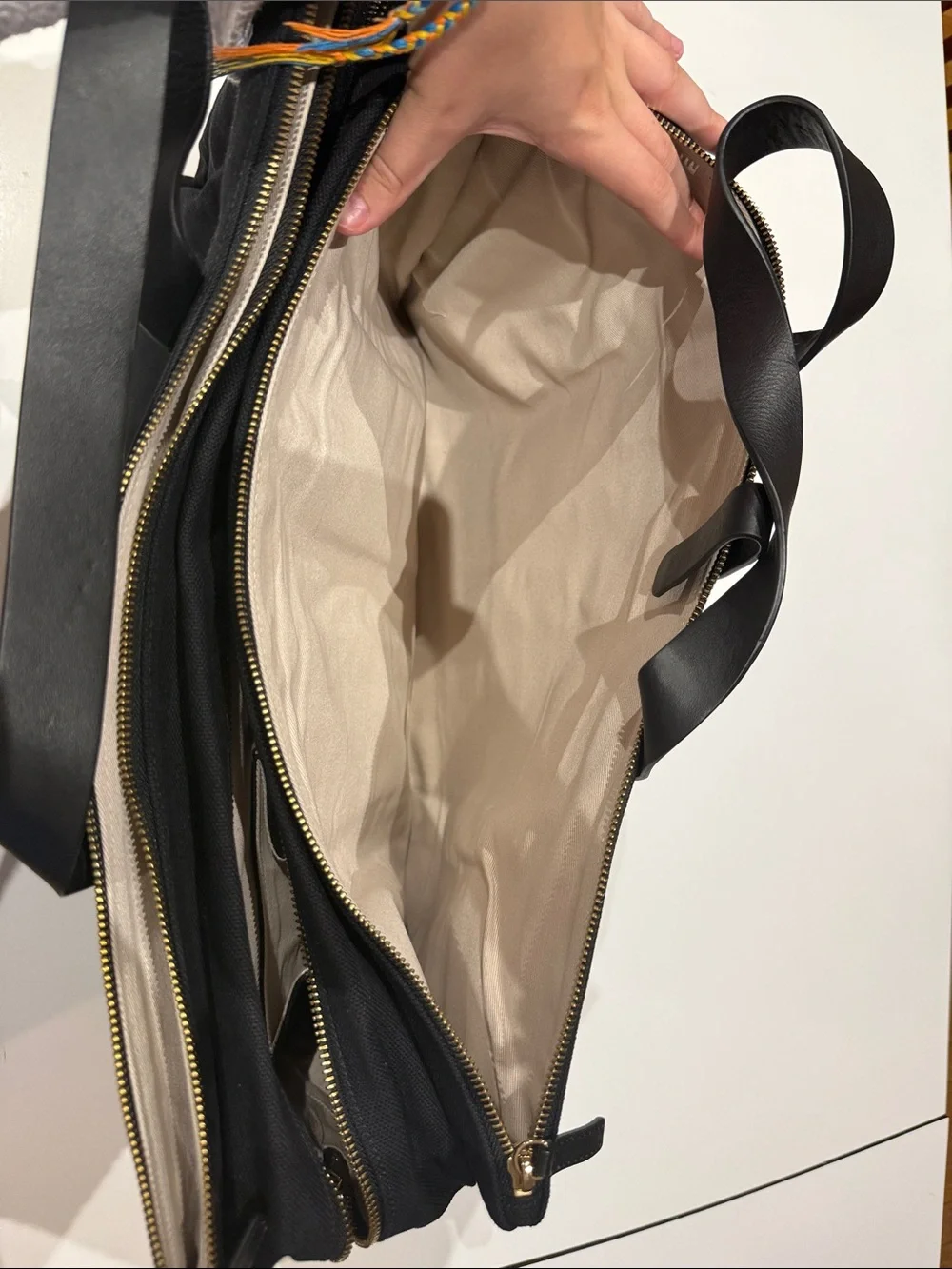 Black Canvas Weekender Canvas Bag - Sleek Carryall